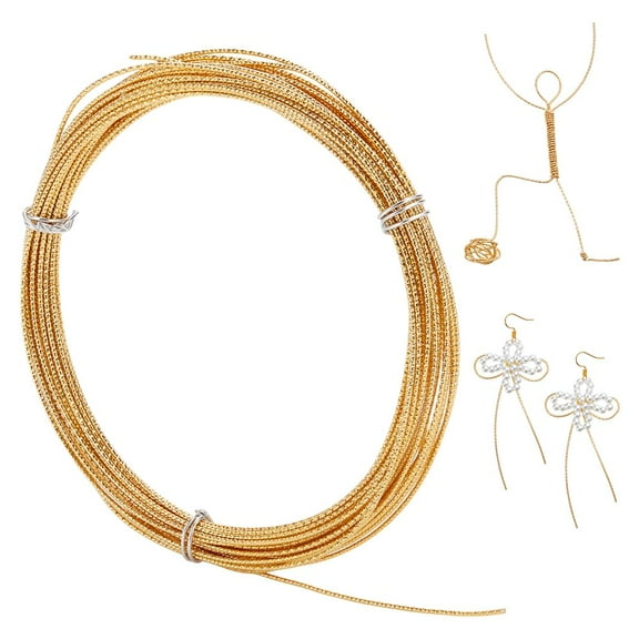 18K Gold Plated Copper Wire 20 Gauge 32.8 Feet Jewelry Making Wire