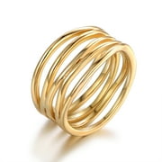 BARZEL JEWELRY 18K Gold Plated Statement Ring