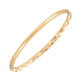 thumbnail image 1 of 18K Gold Plated Sterling Silver Diamond Cut Stack Ring for Women Size 3, 1 of 2