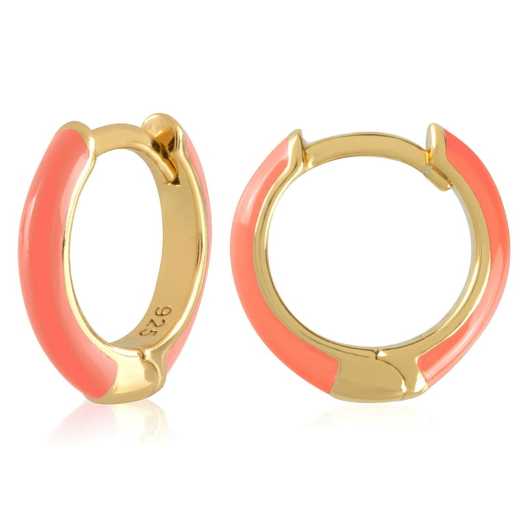 Blush colored earrings top