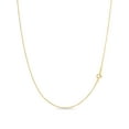 KEZEF 18K Gold Plated Sterling Silver Necklace 1mm Box Chain
