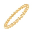 thumbnail image 1 of 18K Gold Plated Sterling Silver Stack Ring, Bead, 1 of 6