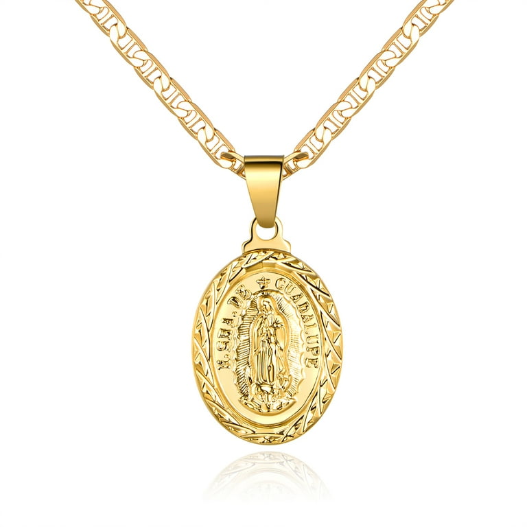 Virgin mary cheap necklace walmart