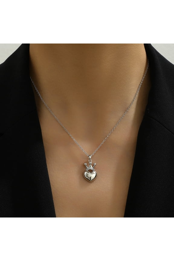 18K Gold plated stainless steel jewelry – Waterproof chain with heart pendant adjustable length – Fashion jewelry for your individual look