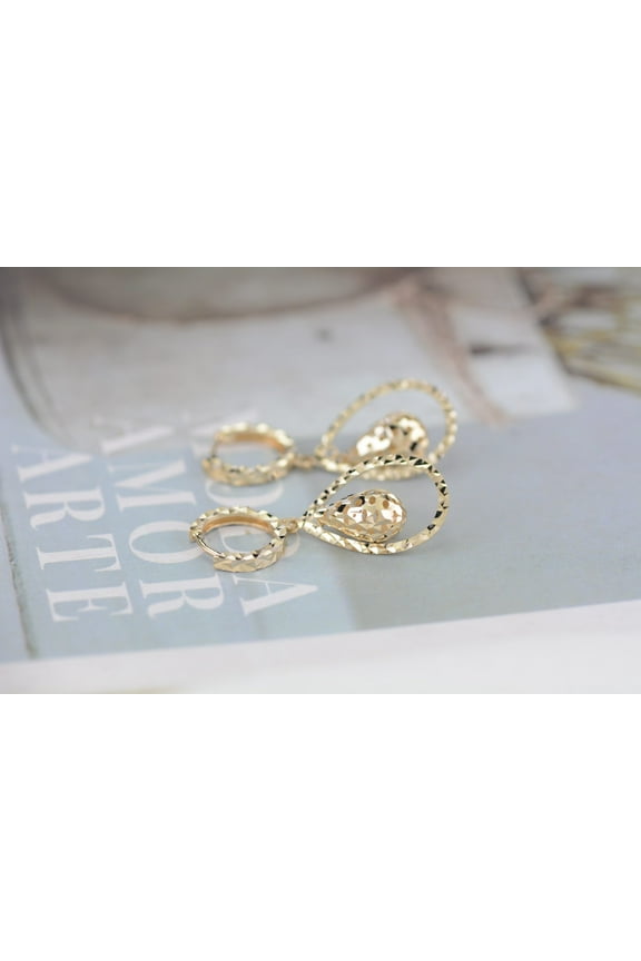 18K Italian Gold Earring