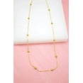 thumbnail image 1 of 18K Gold Filled Bead Diamond Cut Rolo Necklace, 1 of 1