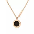 thumbnail image 1 of 18K Rose Gold Plated Shell Pendant Women's Stainless Steel Necklace 1 pc, 1 of 7