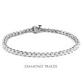 thumbnail image 1 of 18K White Gold 2-Prong Setting 2.00 Carat Total Natural Diamonds Basket Tennis Bracelet, 1 of 1