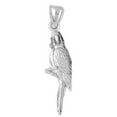 thumbnail image 1 of 18K White Gold 3D Parrot Pendant - 35 mm, 1 of 3
