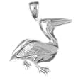 thumbnail image 1 of 18K White Gold Pelican Pendant - 32 mm, 1 of 3