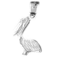 thumbnail image 1 of 18K White Gold Pelican Pendant - 38 mm, 1 of 3