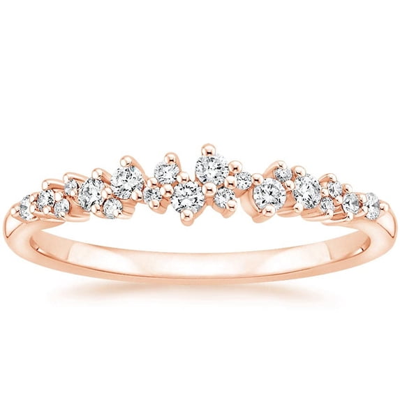 18K White Gold Plated Brilliant Round Cut Top White Moissanite, Simple Ring, Engagement Wedding Ring Gift, Dainty Moissanite Ring, Solitaire Ring for Her