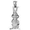 thumbnail image 1 of 18K White Gold Rabbit Pendant - 35 mm, 1 of 3