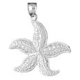 thumbnail image 1 of 18K White Gold Starfish Pendant - 41 mm, 1 of 2