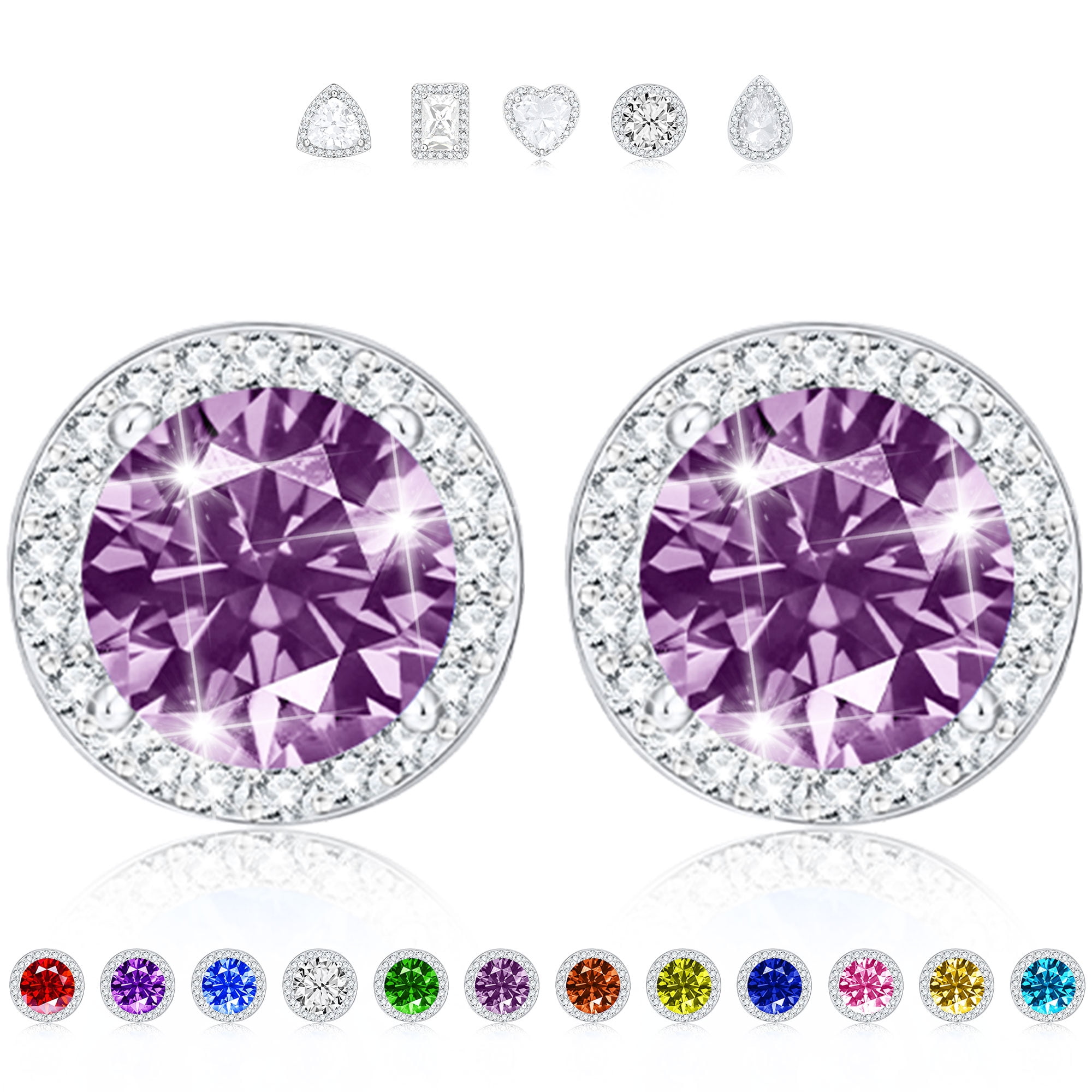 Jewelry | Drop Irregular Gold Stud Multitone Earrings