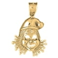 thumbnail image 1 of 18K Yellow Gold Clown Pendant - 32 mm, 1 of 3