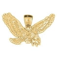 thumbnail image 1 of 18K Yellow Gold Eagle Pendant - 26 mm, 1 of 3