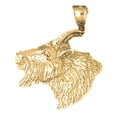 thumbnail image 1 of 18K Yellow Gold Goat Pendant - 32 mm, 1 of 3