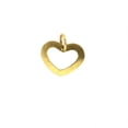 thumbnail image 1 of 18KT Yellow Gold Heart with Red Gold Charm (14mm/14mm with Bail), 1 of 3