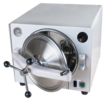 18L Dental Autoclave Sterilizer with Vacuum Steam Sterilization, Automatic Pressure Gauge Display - Professional Dental Office Equipment