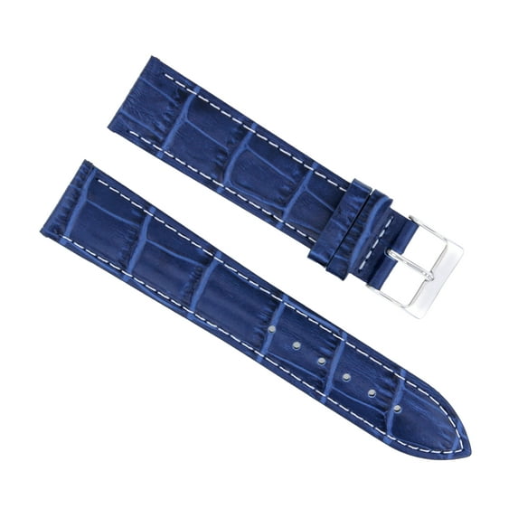 18MM/16MM ITALIAN LEATHER WATCH STRAP BAND FOR FRANCK MULLER 5850 WATCH BLUE WS