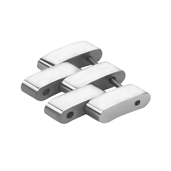 18MM ANGLE LINK FOR WATCH BAND BREITLING BENTLEY 22MM-5 SHINY STAINLESS STEEL