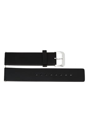 18MM BLACK SMOOTH RUBBER SPORT REPLACEMENT BAND FITS ARMITRON