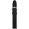 thumbnail image 1 of 18MM Black Genuine Leather Textured Replacement Watch Band (FMDBA009), 1 of 4