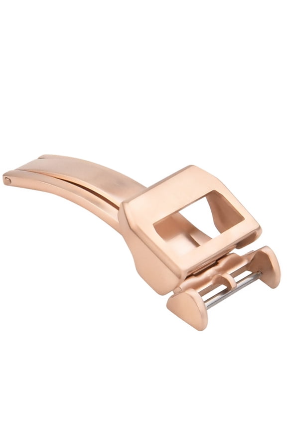 18MM DEPLOYMENT CLASP BUCKLE FOR WATCH BAND FOR IWC PILOT PORTUGESE TOP GUN ROSE