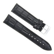 18MM ITALIAN LEATHER WATCH STRAP BAND FOR RAYMOND WEIL 5981 TANGO WATCH BLACK