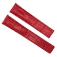 thumbnail image 1 of 18MM LEATHER BAND WATCH STRAP FIT BREITLING BAND DEPLOYMENT CLASP 18/16MM  RED, 1 of 2