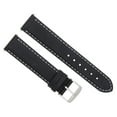 thumbnail image 1 of 18MM LEATHER SMOOTH STRAP BAND FOR MOVADO QUARTZ 3600161 WATCH BUCKLE BLACK WS, 1 of 2