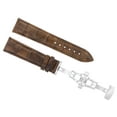 thumbnail image 1 of 18MM LEATHER WATCH STRAP BAND FOR IWC PILOT PORTUGUESE DEPLOYMENT CLASP L/BROWN, 1 of 2