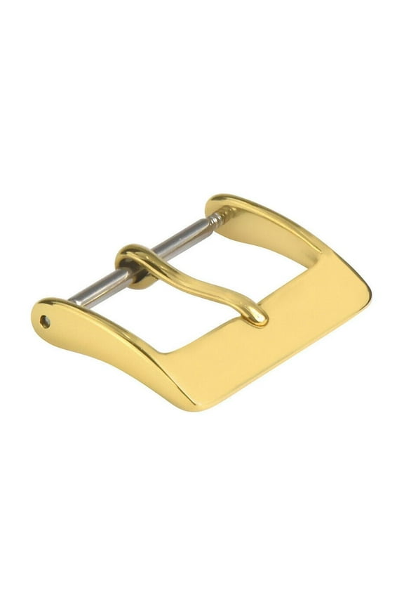 18MM LEATHER WATCH BAND STRAP FOR ROLEX WATCH DATE DATEJUST GOLD COLOR BUCKLE