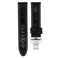 thumbnail image 1 of 18MM LEATHER WATCH STRAP BAND FOR OMEGA SPEEDMASTER 3539.50,3510.50 REDUCE BLACK, 1 of 2