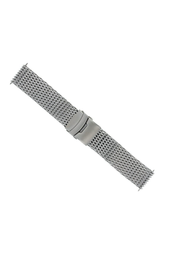 18MM SHARK MESH 4MM THICK WATCH BAND STRAP FOR BREITLING A53035 A57035 HEAVY TQ