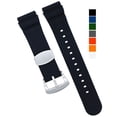 thumbnail image 1 of 18MM Silicone Replacement Watch Band for Men/Women Sport Watch Black, 1 of 6