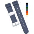 thumbnail image 1 of 18MM Silicone Replacement Watch Band for Men/Women Sport Watch Grey, 1 of 6