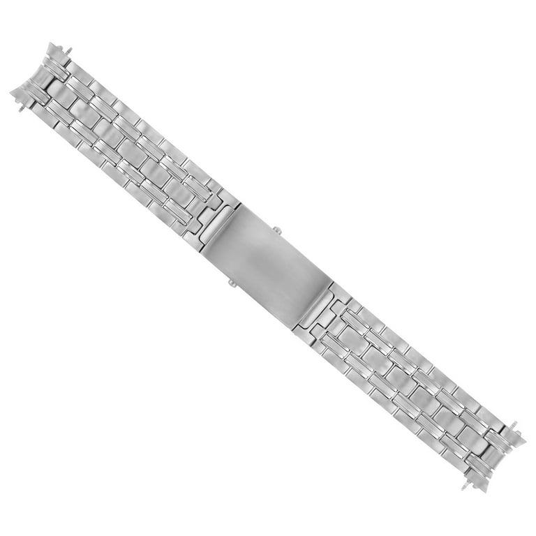 Ewatchparts 18mm Watch Band for Omega Seamaster Midsize Heavy Bracelet Stainless Steel Top Q Women s Size 250 in Silver