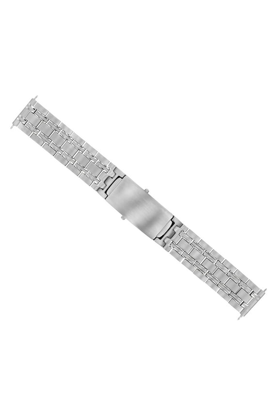 18MM WATCH BAND SOLID LINK BRACELET FOR 39MM OMEGA SPEEDMASTER SCHUMACHER STEEL