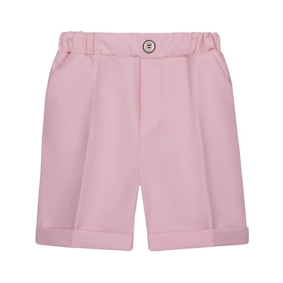 18Months-12Years Boys' Shorts Summer Clearance Fashion Cute Solid Color Casual School Uniform Suit Shorts With Pockets Teenage Boys Clothing