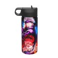 thumbnail image 1 of 18OZ Sports Insulated Kettle Drinking Cup Gojo And Sukuna Friendship Water Bottle Stainless Steel Kettle Portable Cup For Gym Outdoor Sports(With Straw), 1 of 9