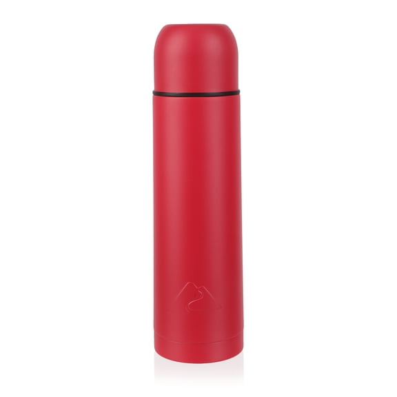 Ozark Trail 18oz Vacuum-Insulated Stainless Steel Thermal BOTTLE,Red