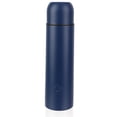 thumbnail image 1 of Ozark Trail 18 oz Vacuum Insulated Stainless Steel Thermal Bottle with Cup Lid, Navy Blue, 1 of 12