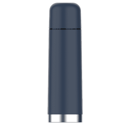 Ozark Trail 18oz Vacuum-Insulated Stainless Steel Thermal BOTTLE,Navy Blue