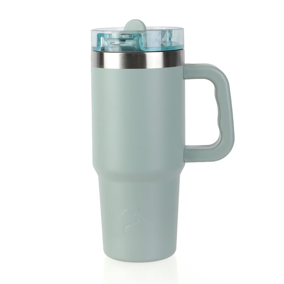 Ozark Trail 18oz Vacuum-Insulated Stainless Steel Tumbler,Sage Green