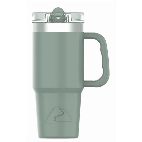 Ozark Trail 18oz Vacuum-Insulated Stainless Steel Tumbler,Sage Green