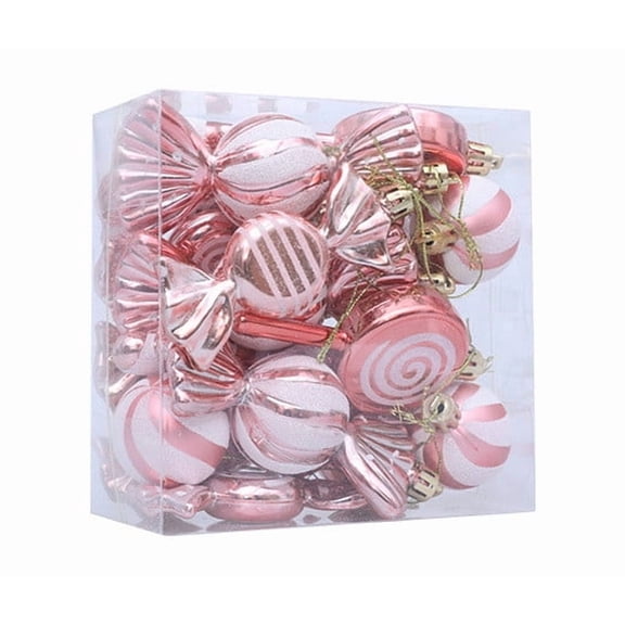 18PCS Christmas Ball Ornament Gift Box Set – Holiday Tree Decoration Set with Shatterproof Baubles – Elegant Xmas Accessories for Tree, Wreaths, or Garland Display