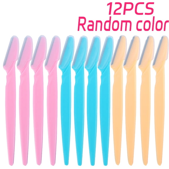 18PCS Eyebrow Trimmer Face Blade Shaver Portable Eye Brow Razor Hair Removal Safe Eyebrow Shaping Knife Woman Makeup Tools Set