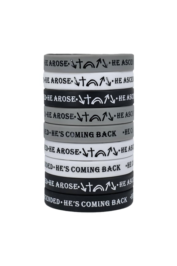 18PCS Spanish Bible Verse Bracelets, Charm Silicone Bracelet Wristbands Religious Inspirational Christian Gifts Rubber Scripture Bracelet for Men Women